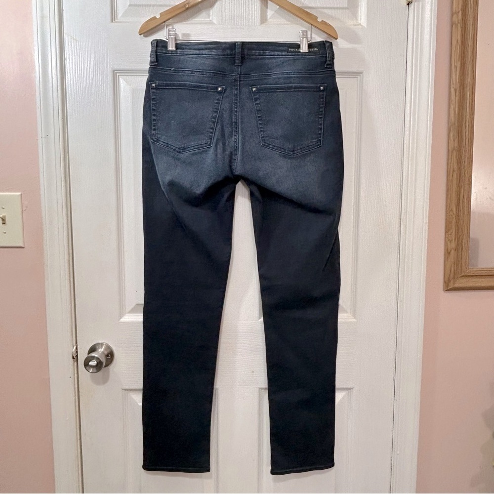Rock & Republic Women's Jeans Denim Stretch Straight Leg Size 14 - Picture 9 of 10